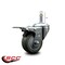 Service Caster 3'' Gray Poly Wheel Swivel 7/16'' Stem Caster with Total Lock Brake SCC-GRTTL20S314-PPUB-716138 - alternate 3